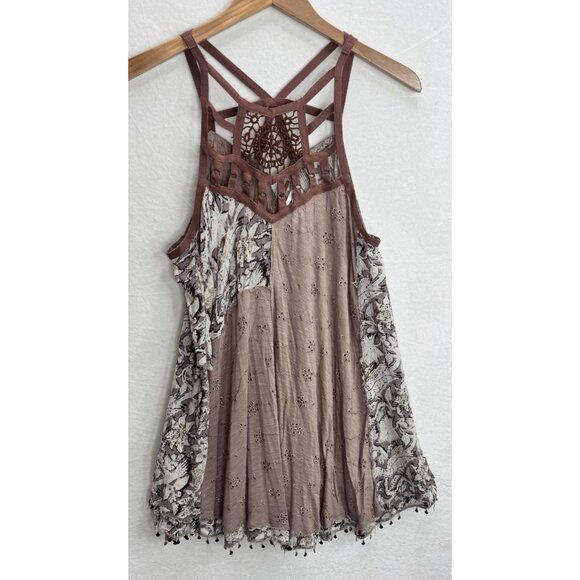 Free People Women's Size Small Tunic Top Trapeze Mini Dress - Picture 3 of 11